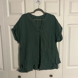 Elegant Green Women's Top